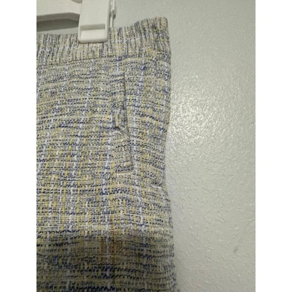 Janie and Jack Tweed Shorts Kids 4 Yellow NWT Textured Dressy‎ Side Zip